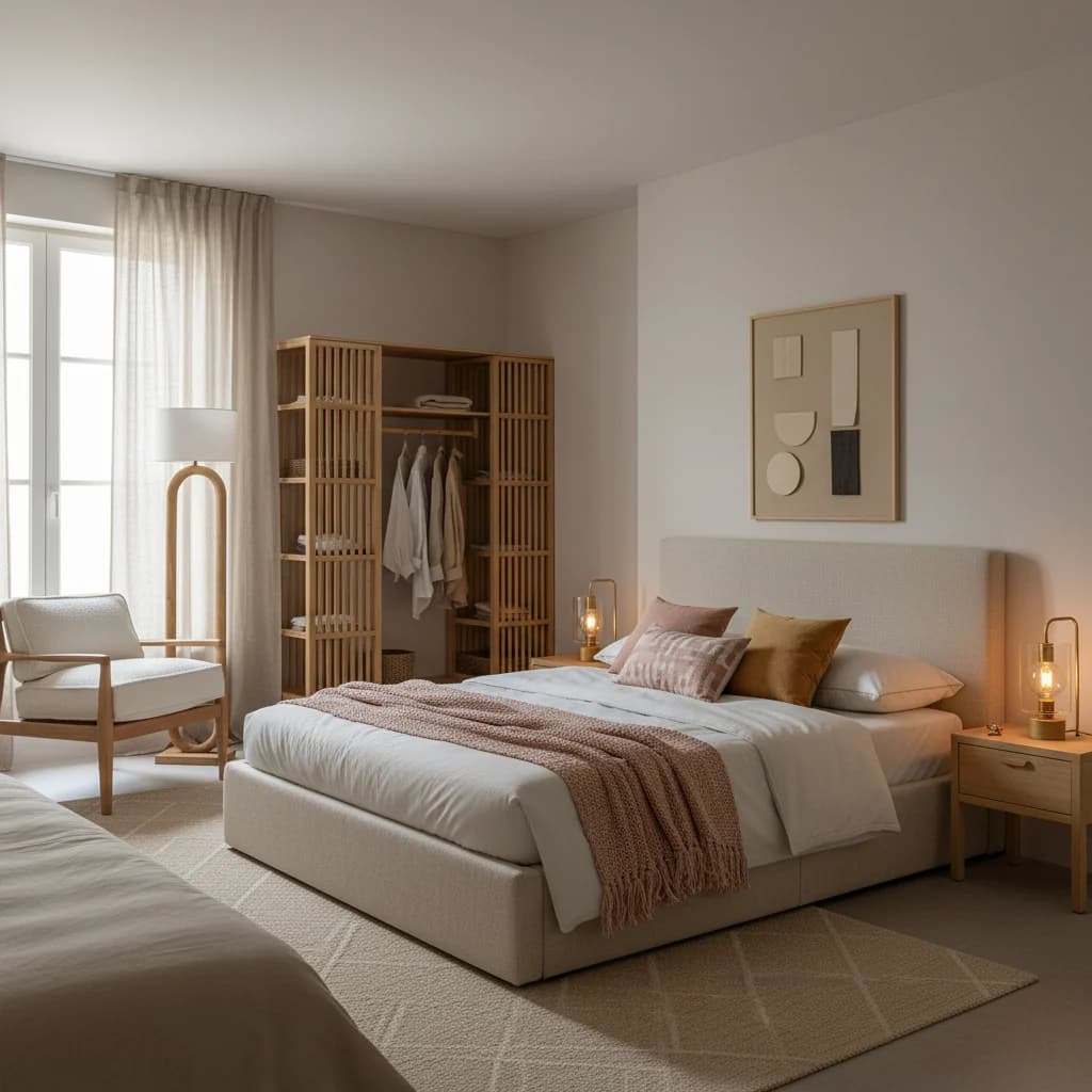 Dormitorio Refugio Escandinavo: una estancia comprable