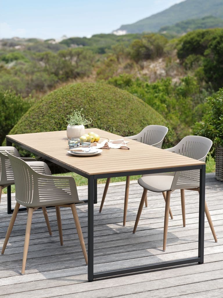 Mesa de jardín rectangular DAGSVAD A90xL190 natural
