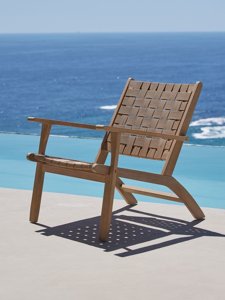 Sillón de exterior de madera SKARA