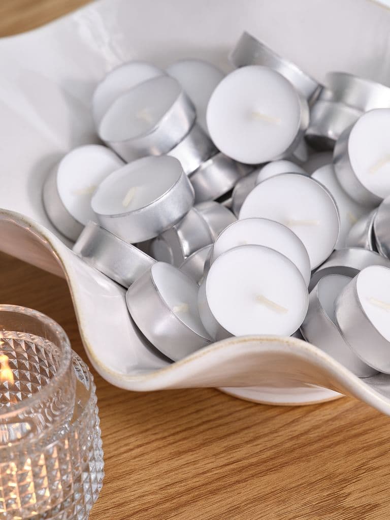 Velas pequeñas blancas REGNER 50 unidades