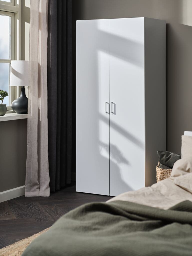 Armario KORUP 78x176 2 puertas blanco
