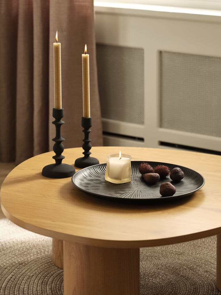 Vela para candelabro almendra 22cm