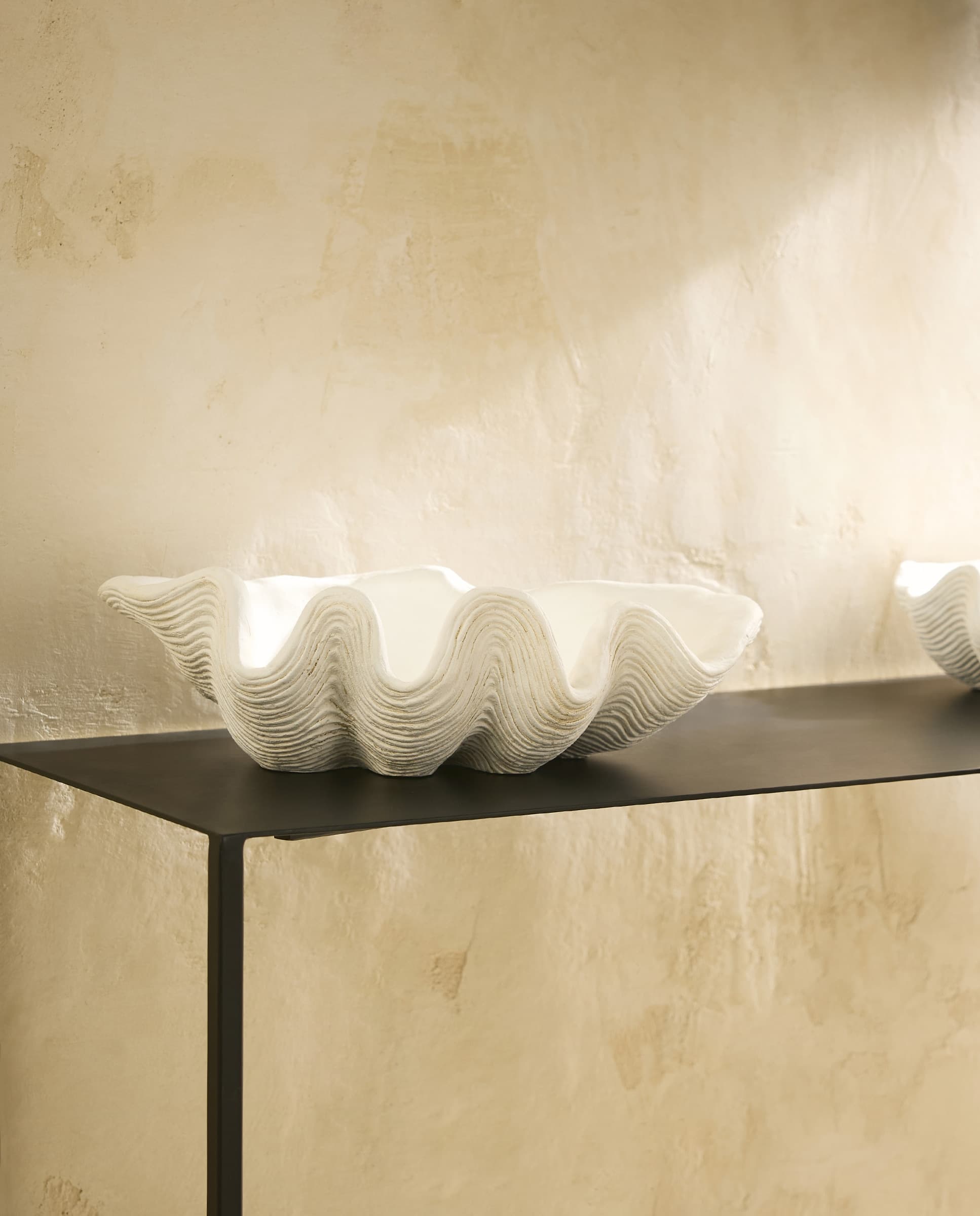 Centro de mesa decorativo con forma de concha Mikonos