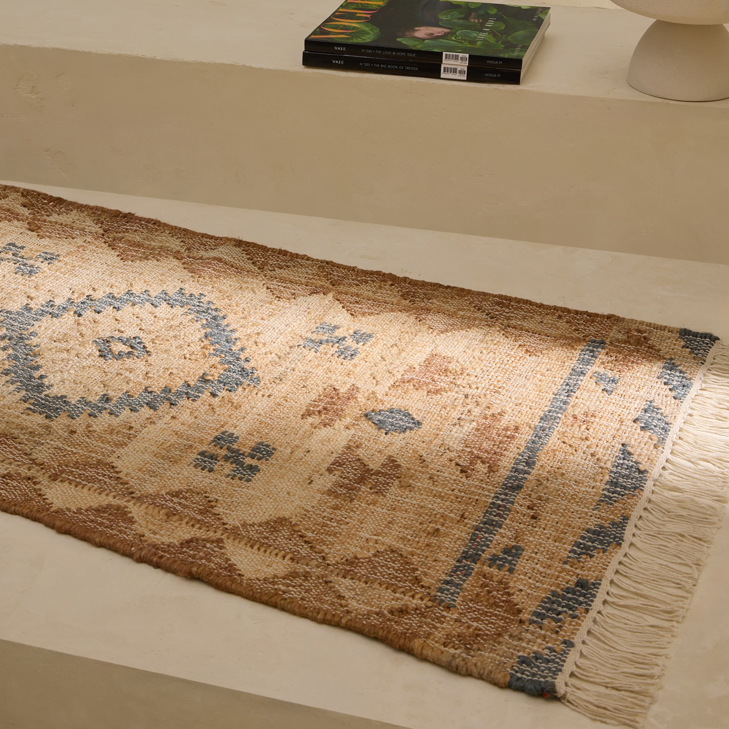 Alfombra Kilim de yute Shiraz