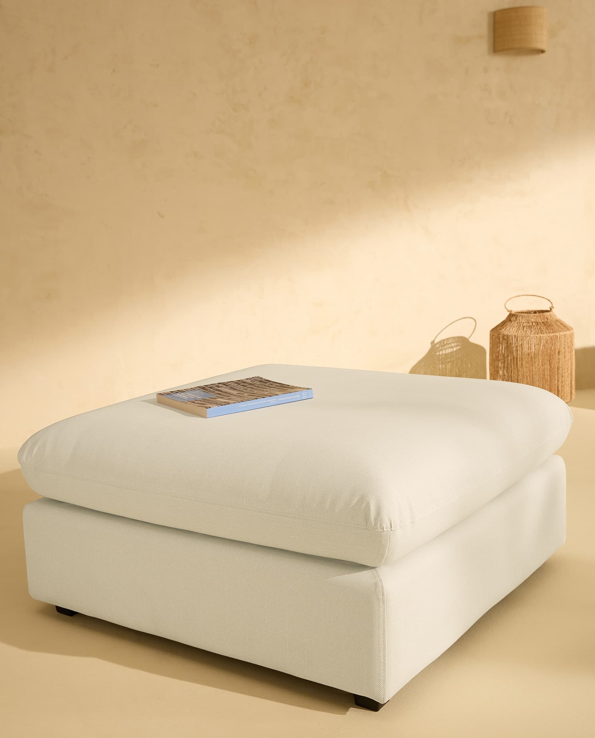 Taburete de jardín impermeable Oasis color beige