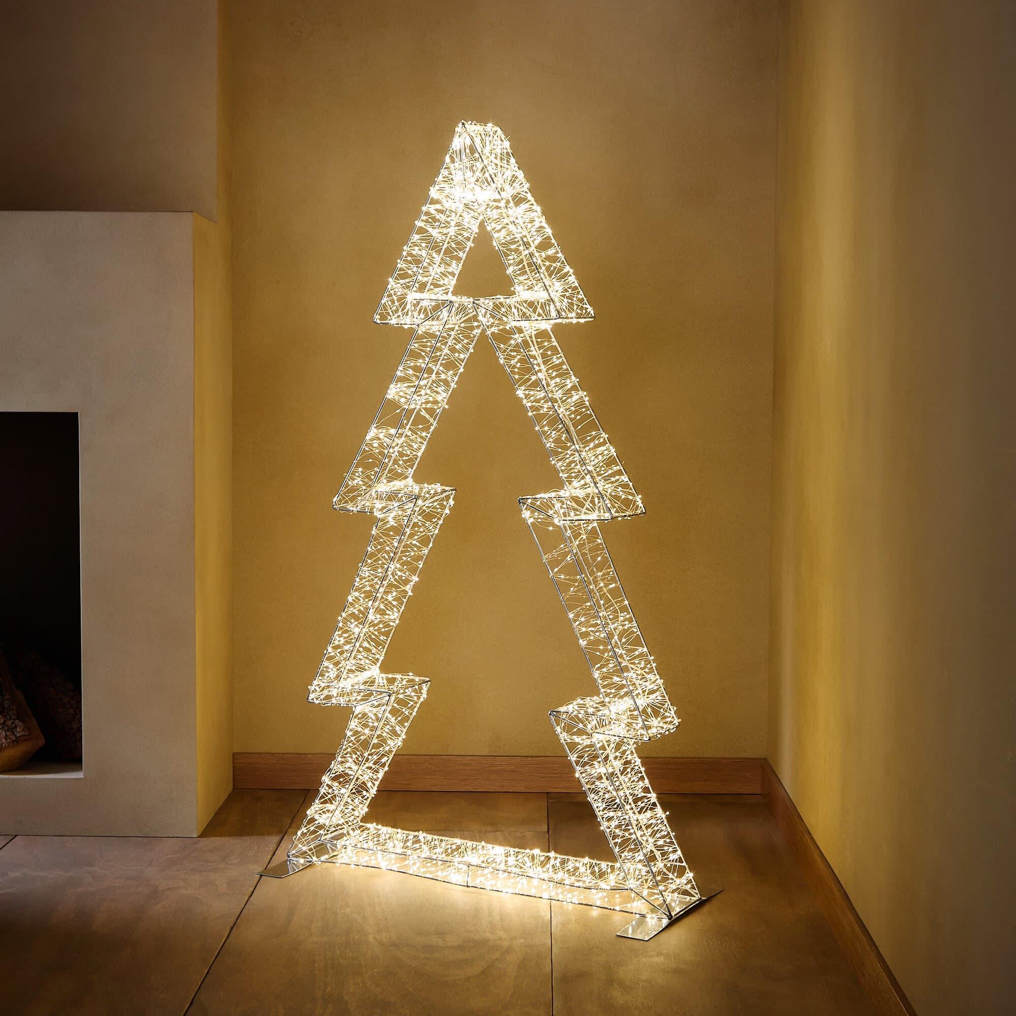 Árbol de Navidad luminoso LED de diseño minimalista