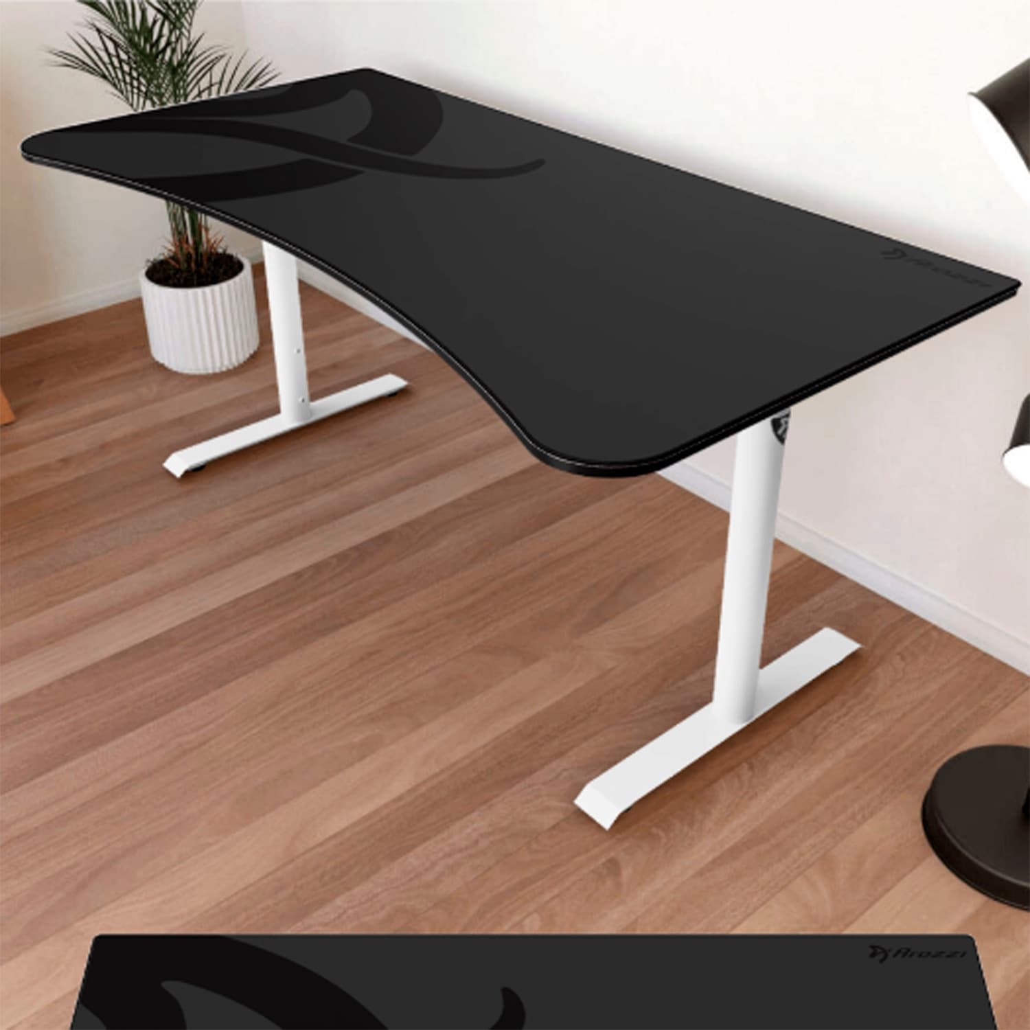 Escritorio Gaming Arozzi Arena Negro y Blanco