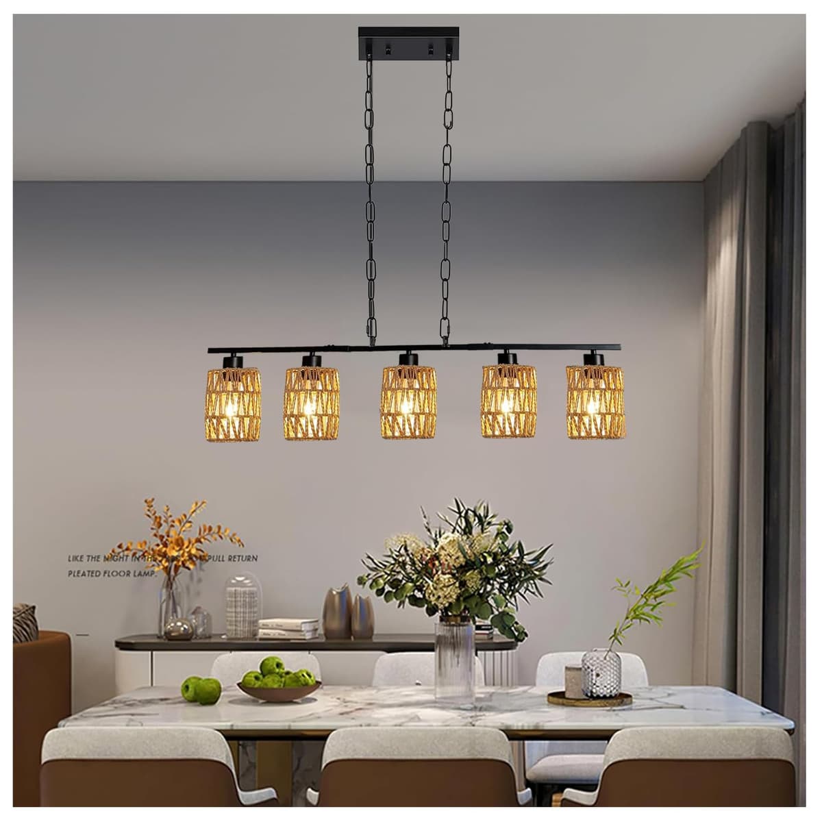 Lámpara de techo colgante con pantalla de cristal texturizado