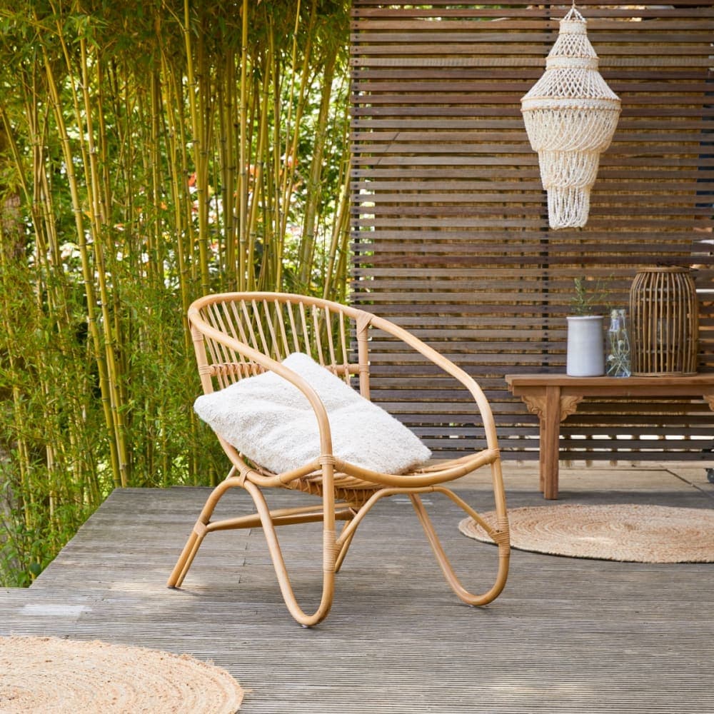 sillón ratán exterior, silla ratán jardín