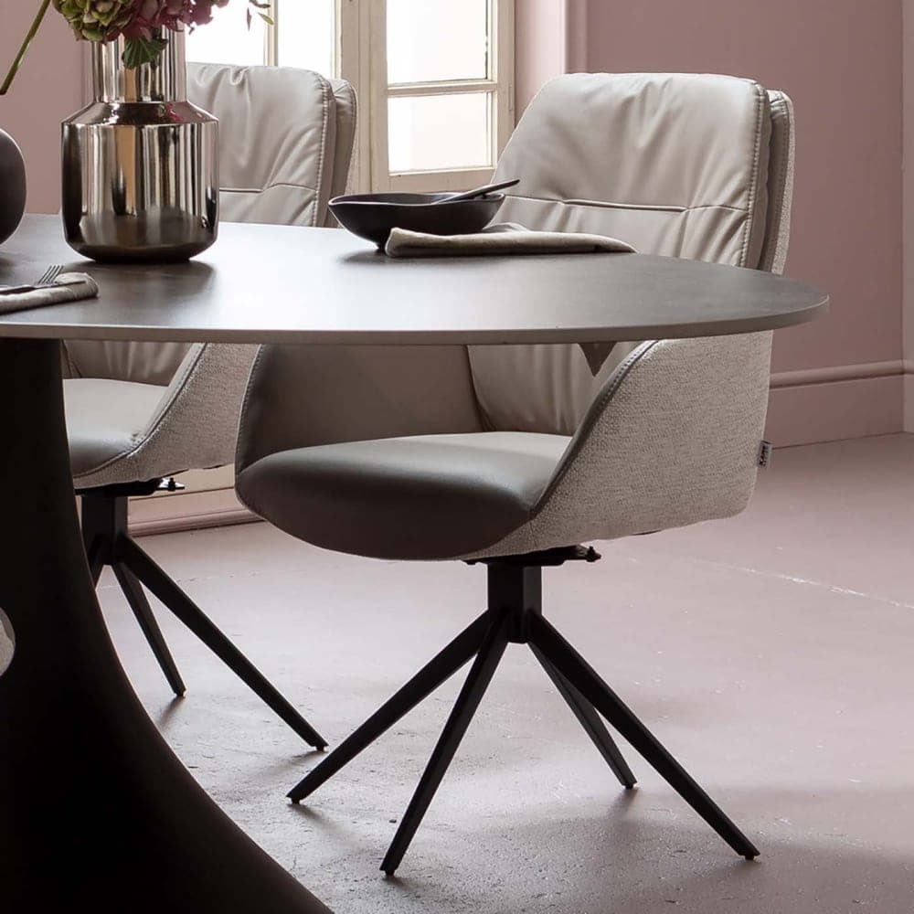 silla giratoria comedor, silla tapizada moderna