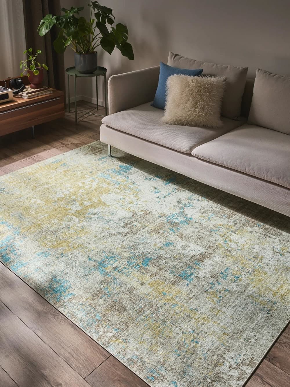 Alfombra rectangular multicolor 160x230 cm