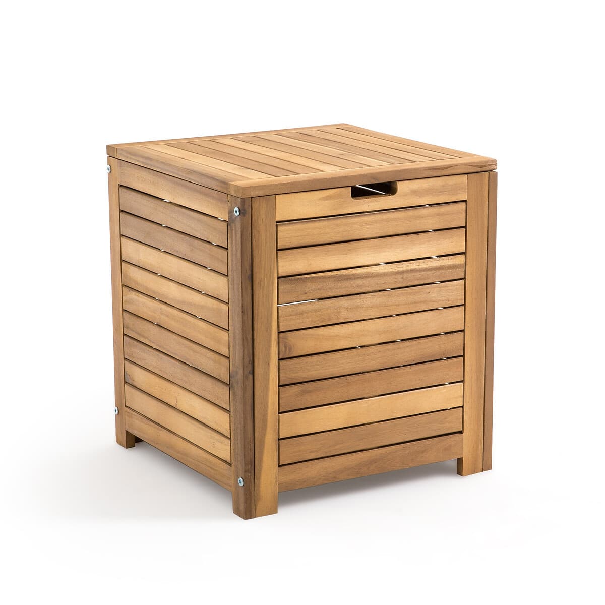 Arcón de Almacenamiento de Madera para Exterior