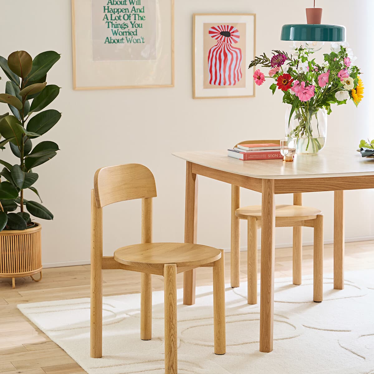 silla comedor madera clara, silla diseño escandinavo