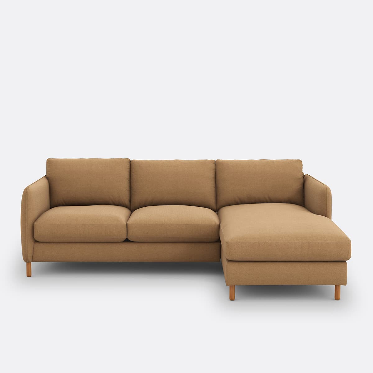 Sofá Modular con Chaise Longue Beige