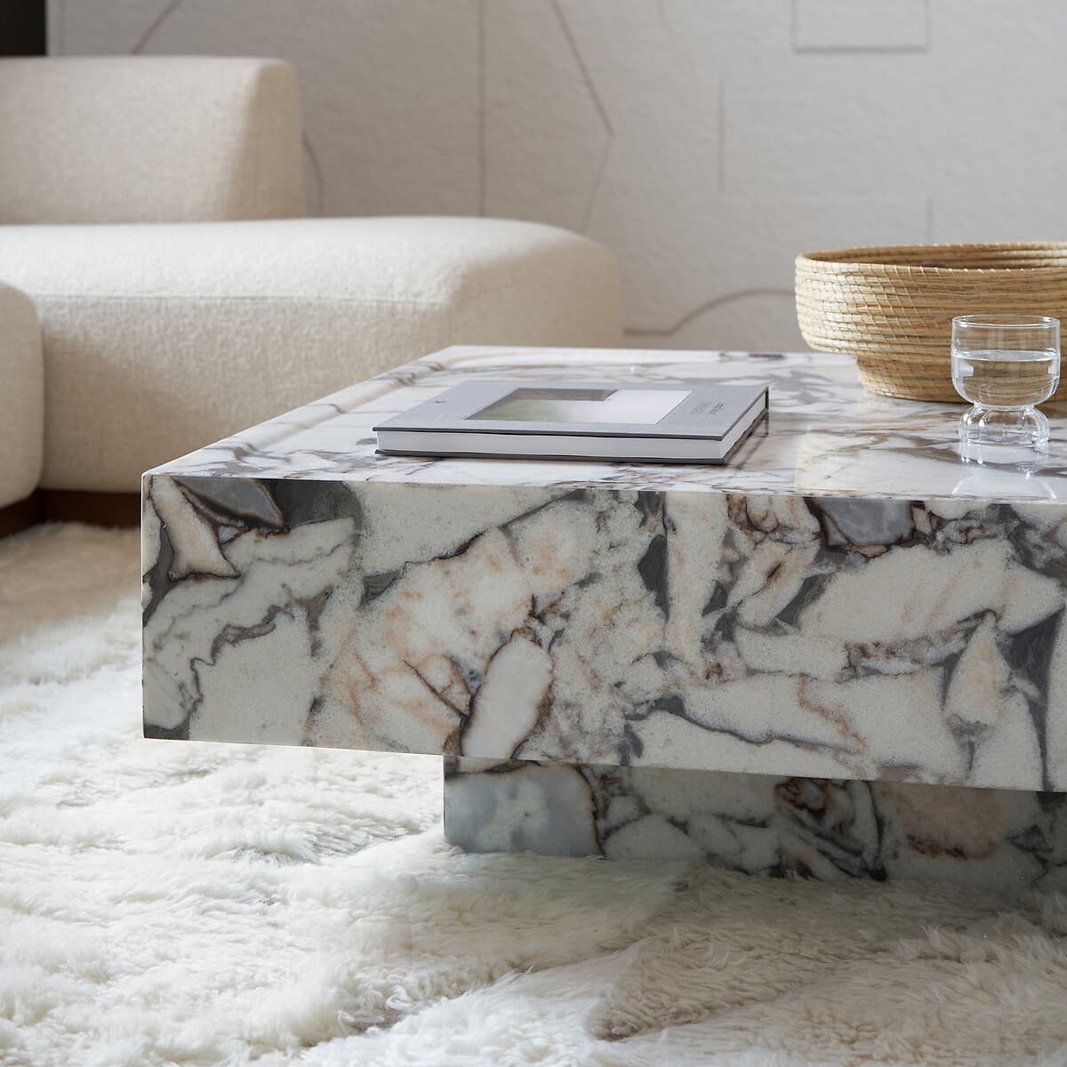 mesa centro marmol blanco, mesa marmol salon