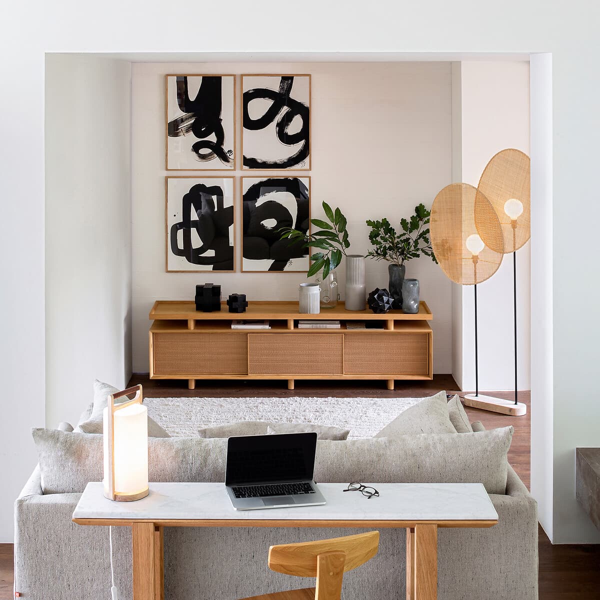 mesa consola estrecha, mesa entrada madera