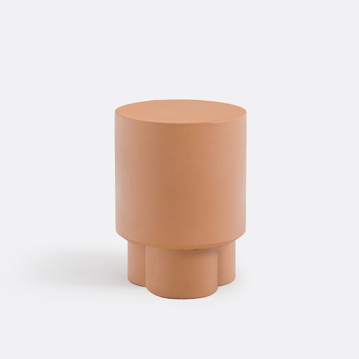 Taburete cilíndrico terracota