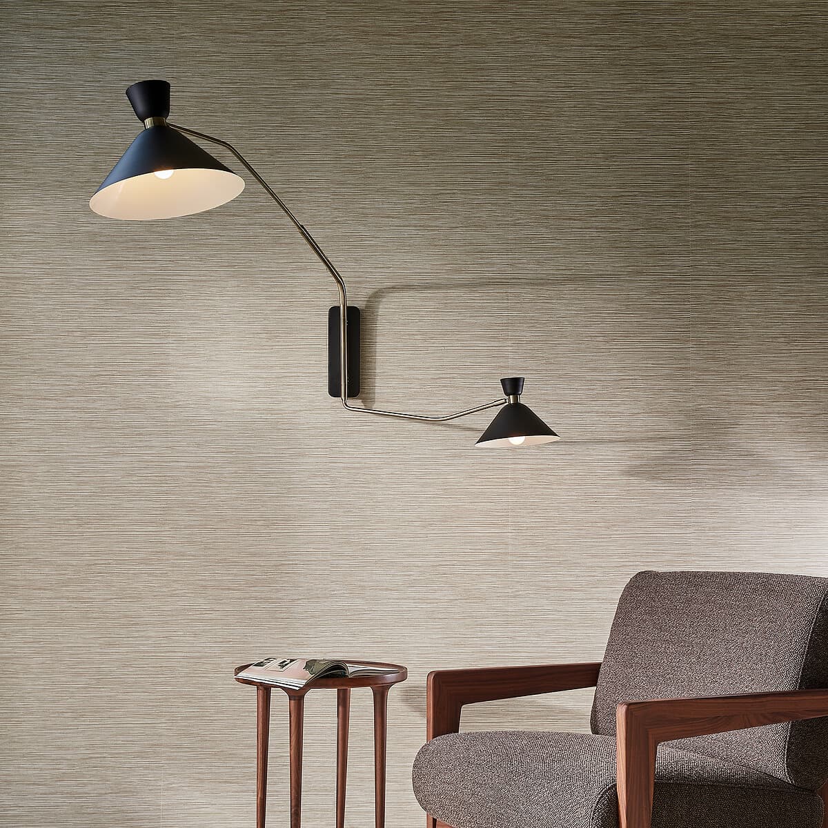 aplique pared brazo articulado, lámpara pared diseño moderno