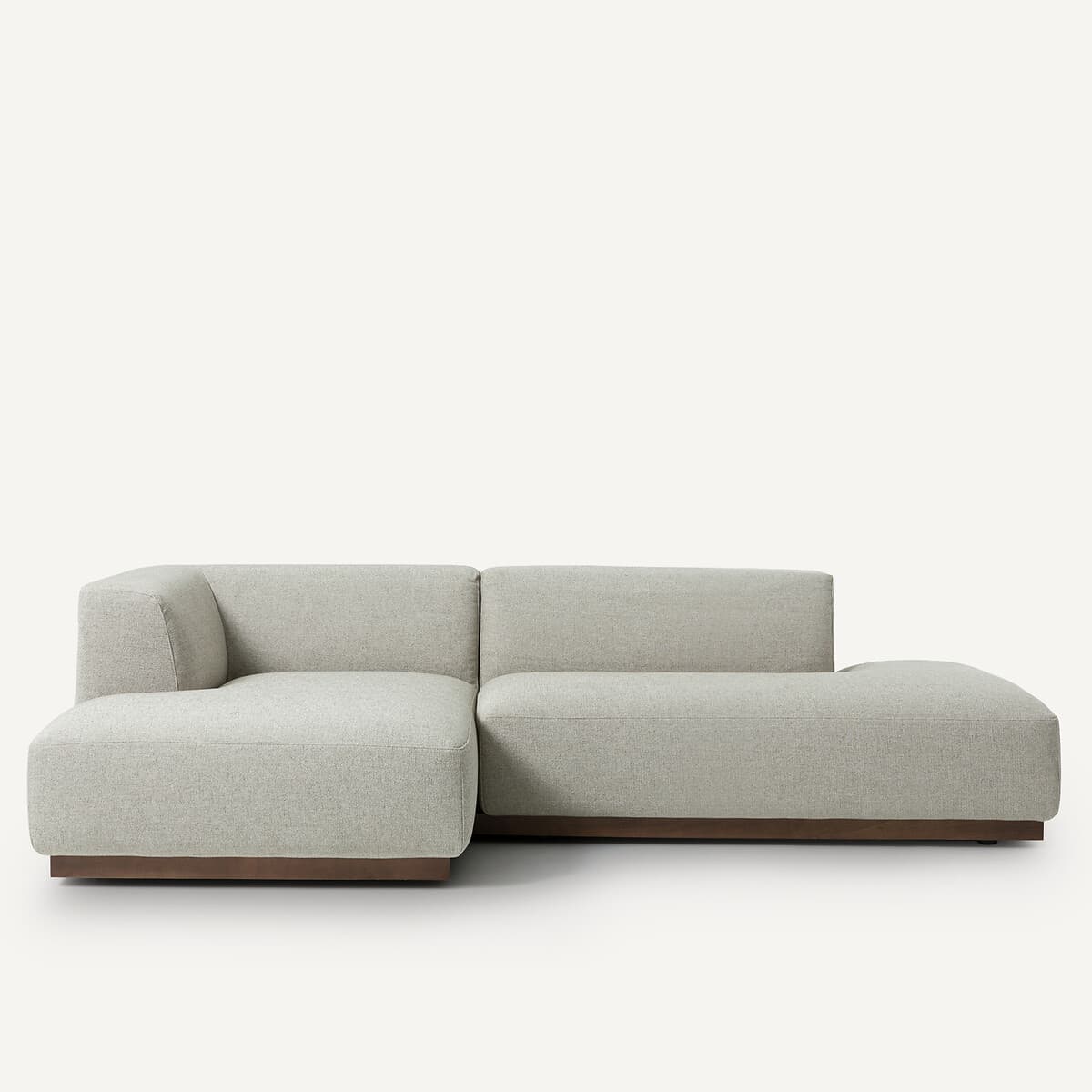 Sofá modular esquinero gris claro