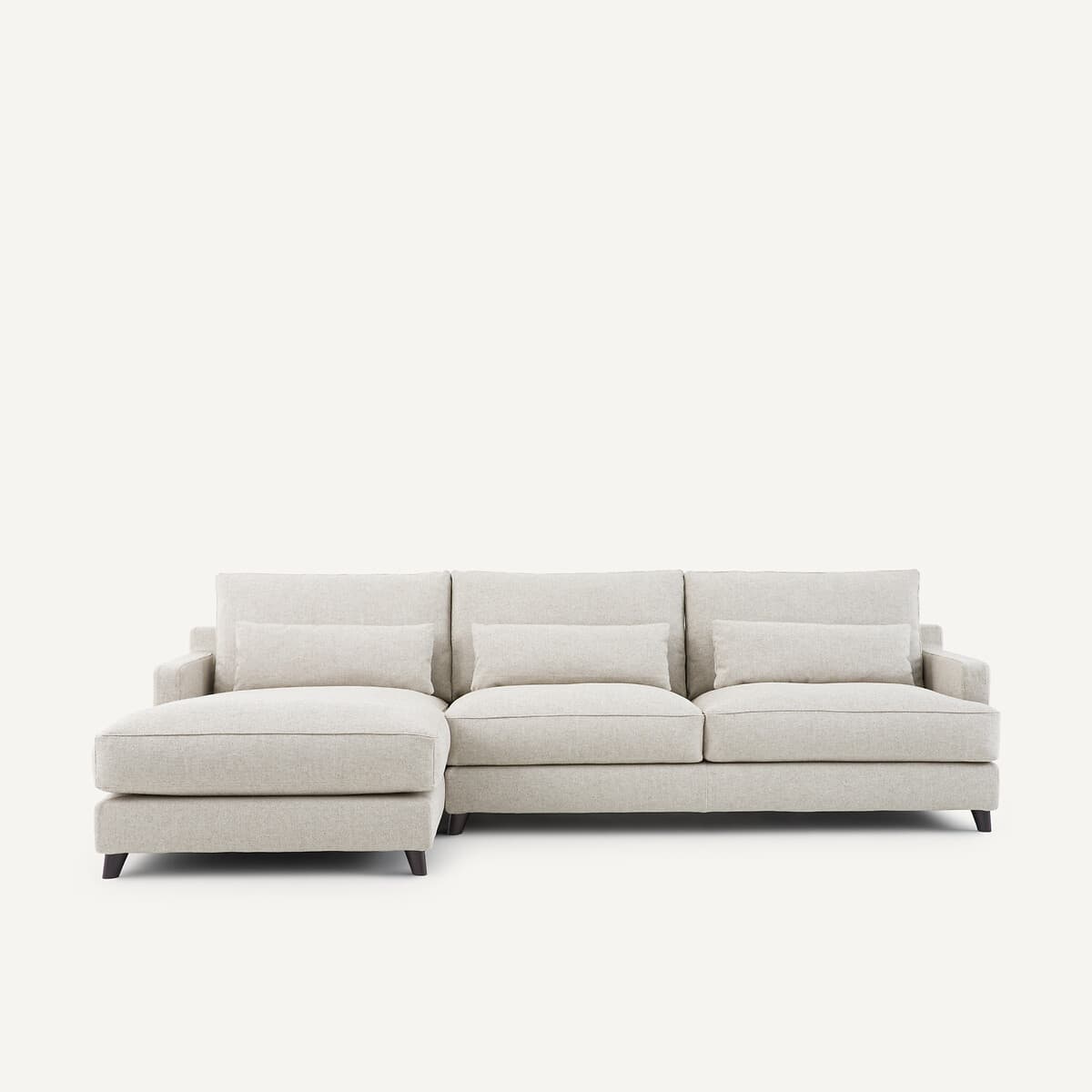 Sofá esquinero modular beige claro