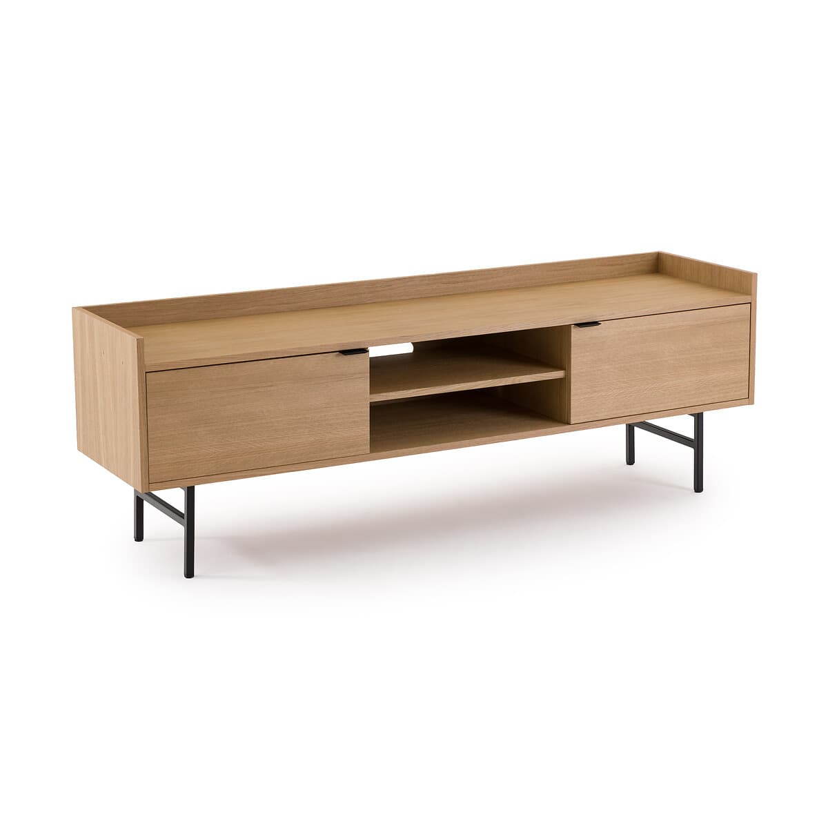 Mueble TV madera clara estilo nórdico