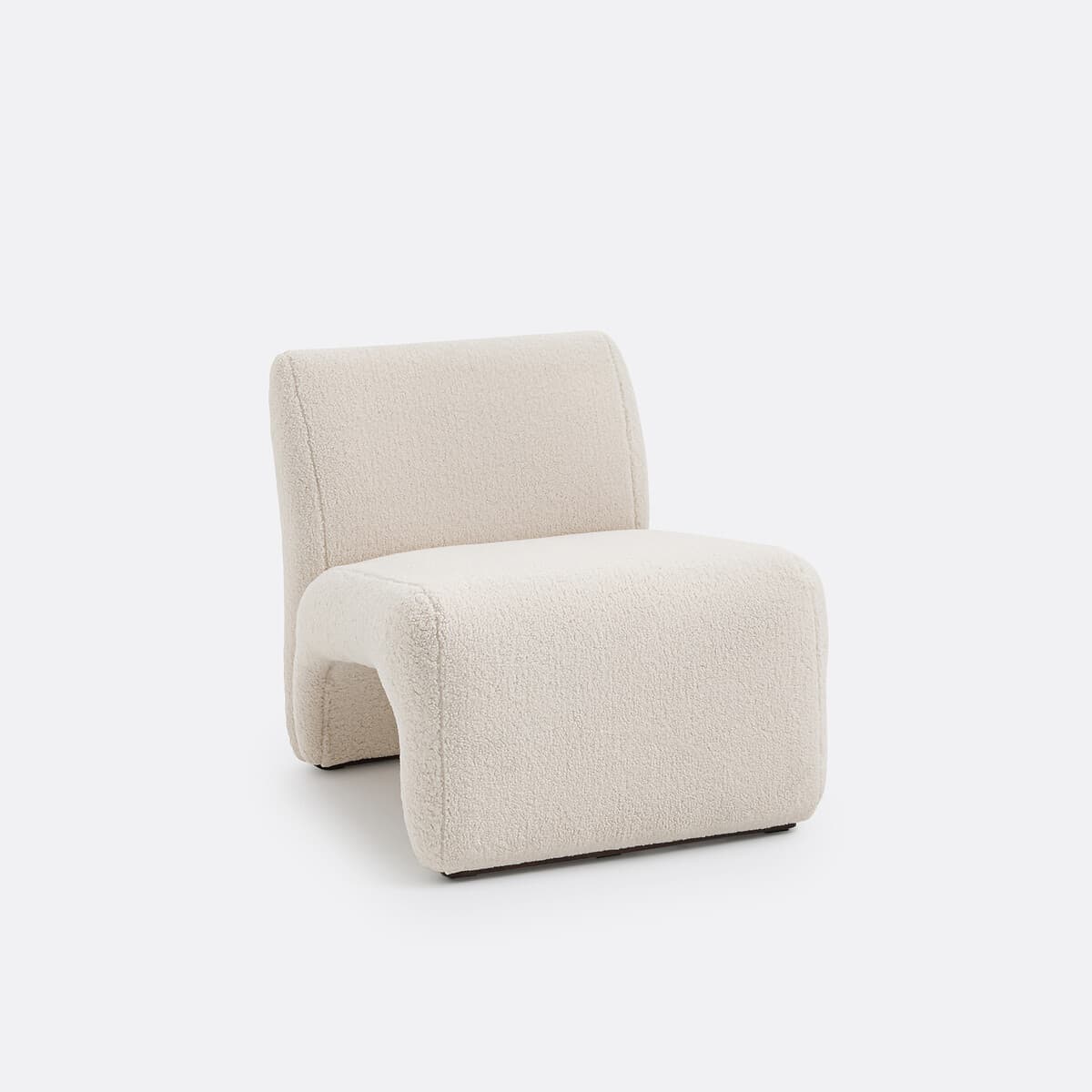 Sillón boucle de diseño moderno