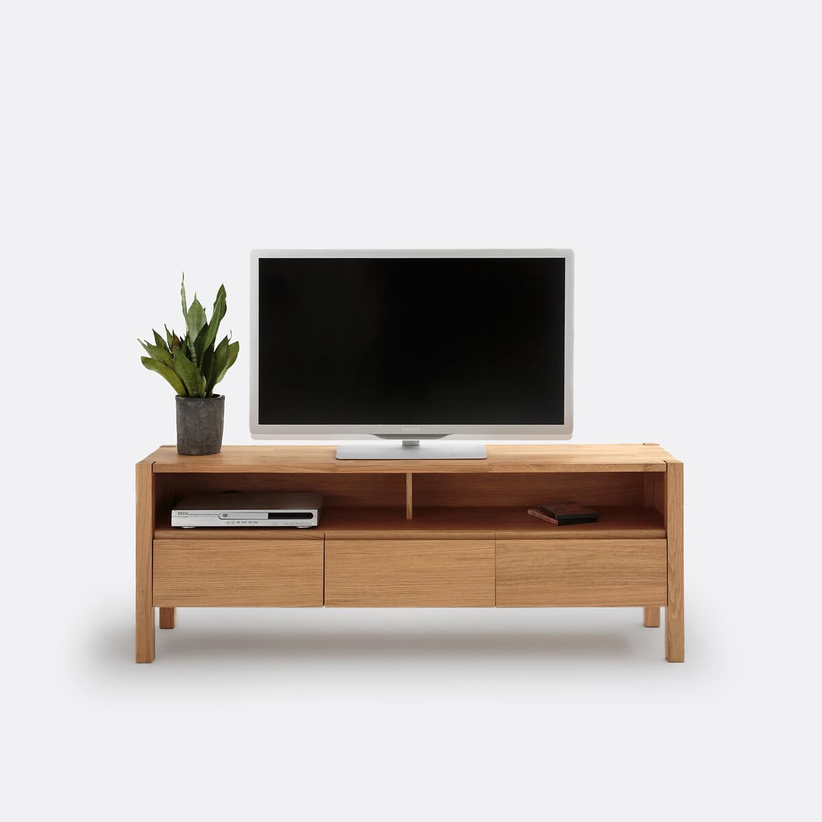 Mueble TV de madera de roble claro