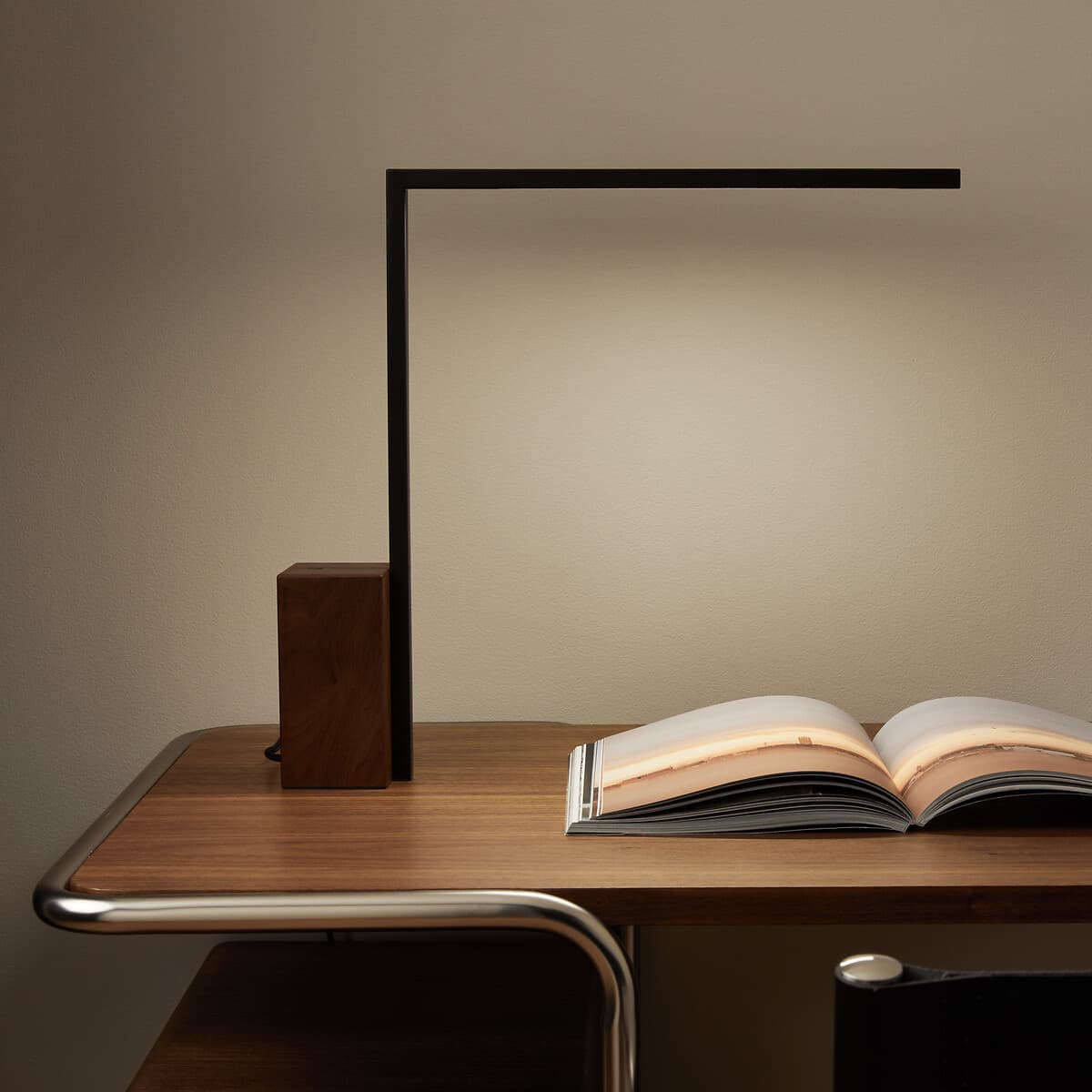 lámpara escritorio led, lámpara mesa minimalista