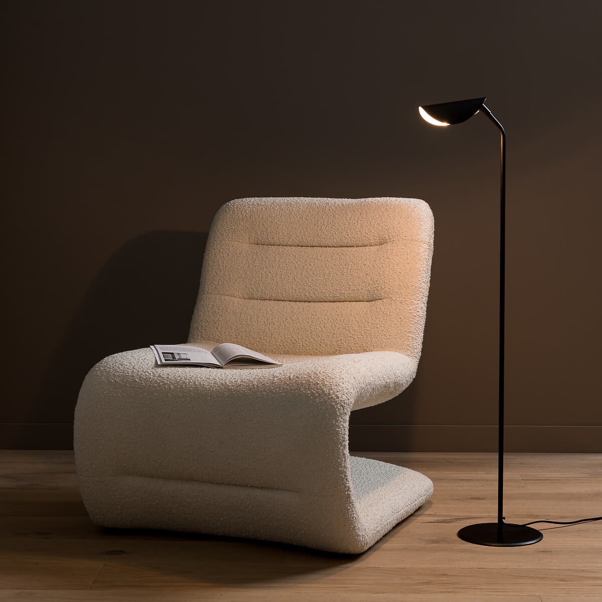 sillon lounge borreguito, sillon moderno beige