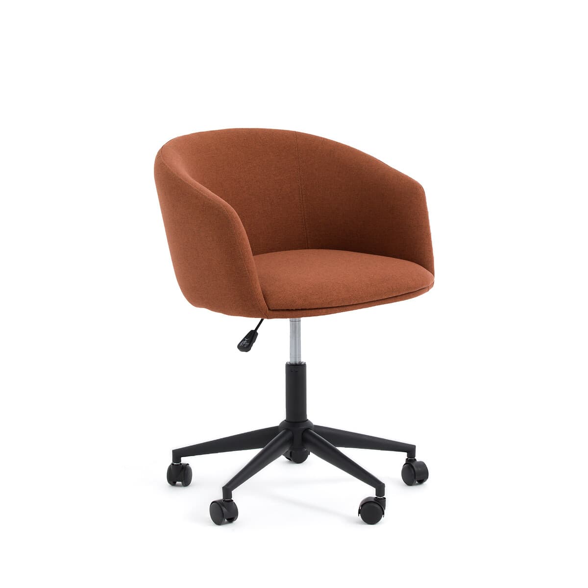 Silla de Escritorio Tapizada Marrón