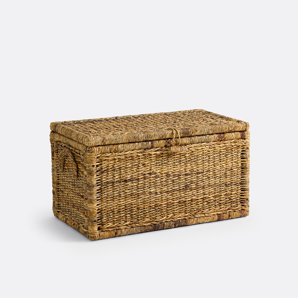 Arcón de almacenaje de ratán con tapa