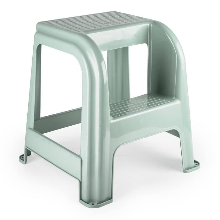 Taburete Escalera de Plástico Verde